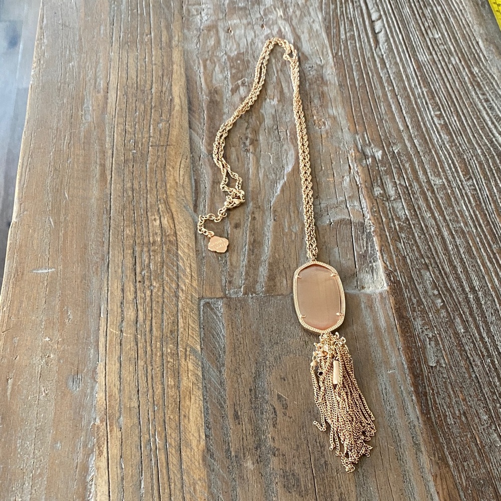 Kendra Scott Rose Gold Pendant Necklace